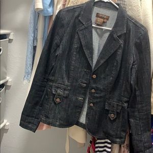 Women’s Denim dark blue blazer